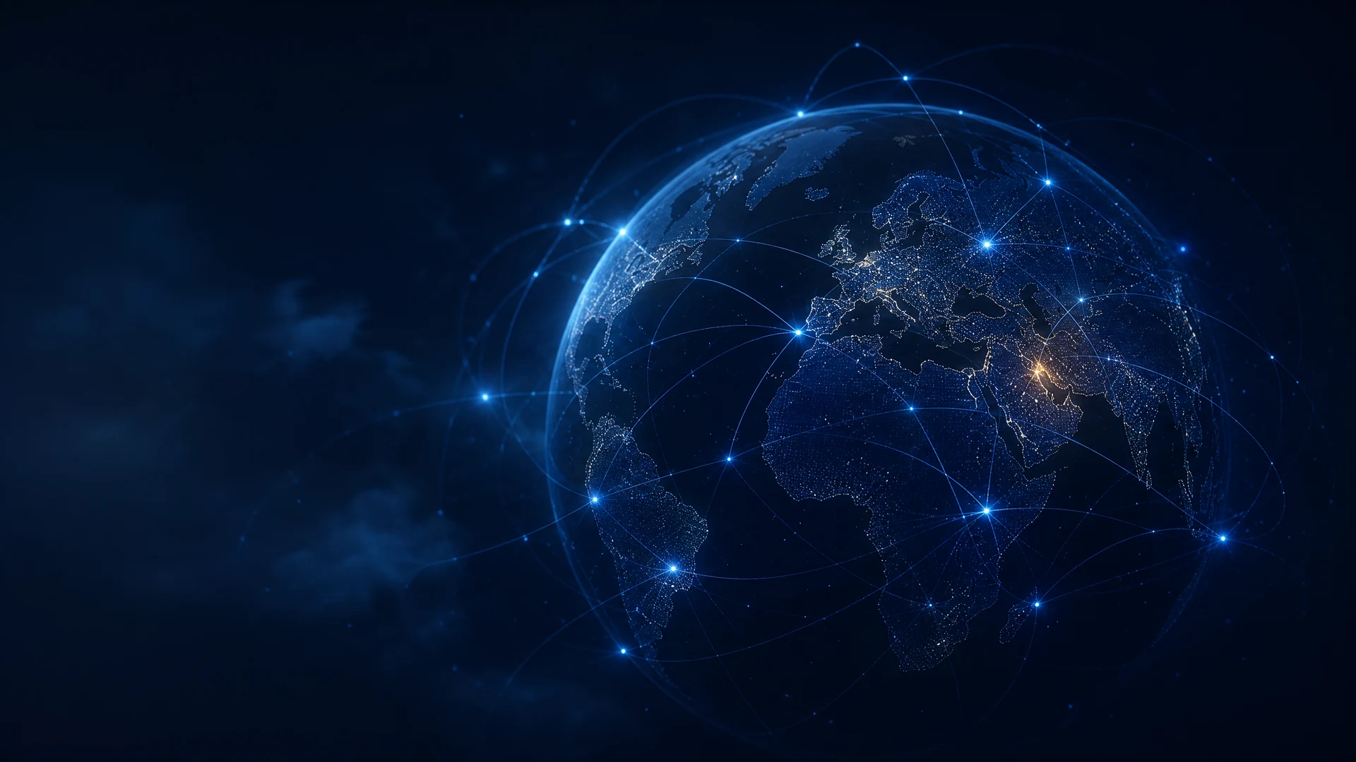 Original global network illustration